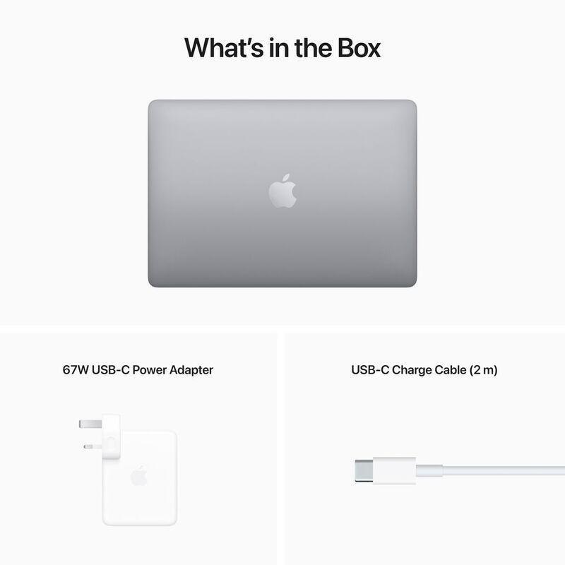 Apple MacBook Pro 13-Inch Apple M2 Chip/8-Core CPU/10-Core GPU/512GB SSD - Space Grey (Arabic/English), , large image number 2