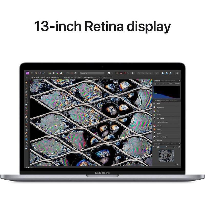 Apple MacBook Pro 13-Inch Apple M2 Chip/8-Core CPU/10-Core GPU/512GB SSD - Space Grey (Arabic/English), , large image number 8