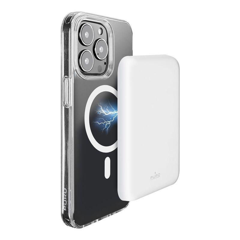 Puro Fast Charger Power Bank 4000mAh Magsafe 1 USB-C Li-Poly - White, , large image number 1