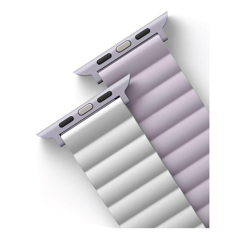 Uniq Revix Reversible Magnetic Strap for Apple Watch 41/40/38mm - Lilac/White, , large image number 2