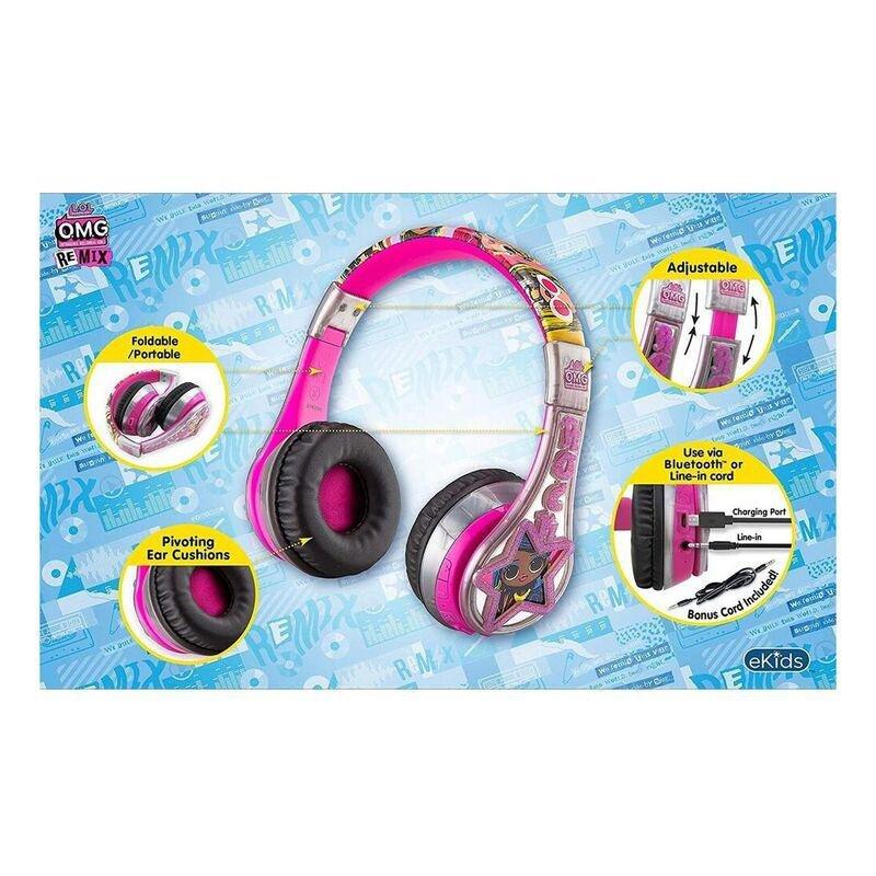 KidDesigns LOL Surprise Kids Headphones - Pink, , medium