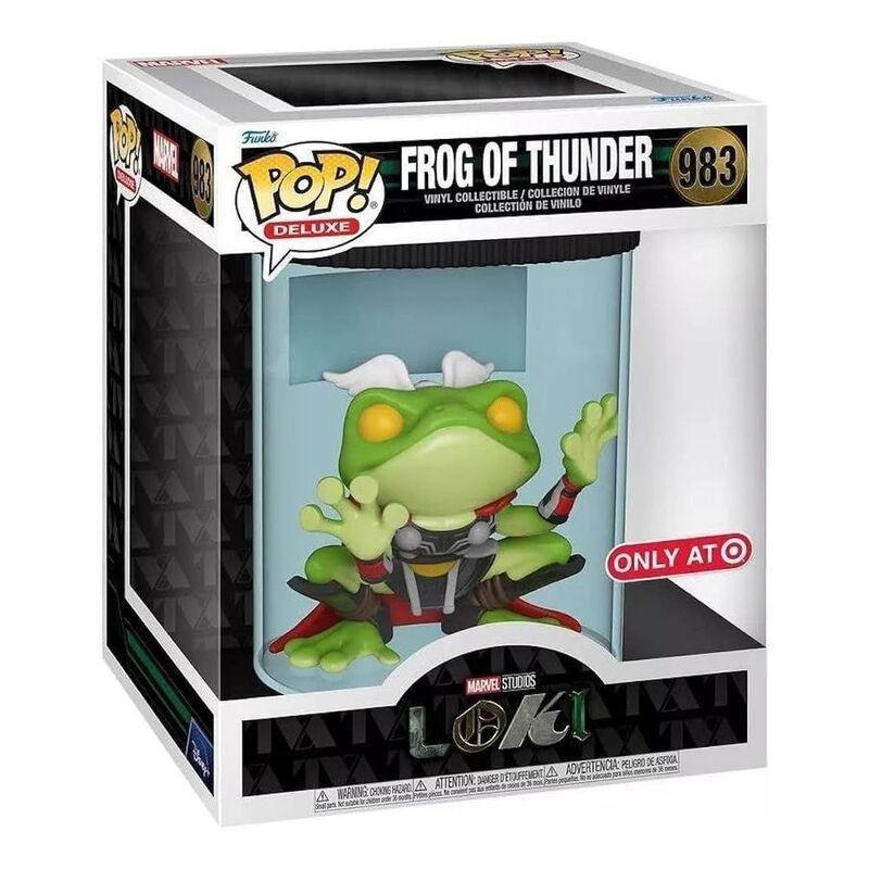 Funko Pop Deluxe Marvel Loki Frog of Thunder 5-inch Vinyl Figure, , large image number 1