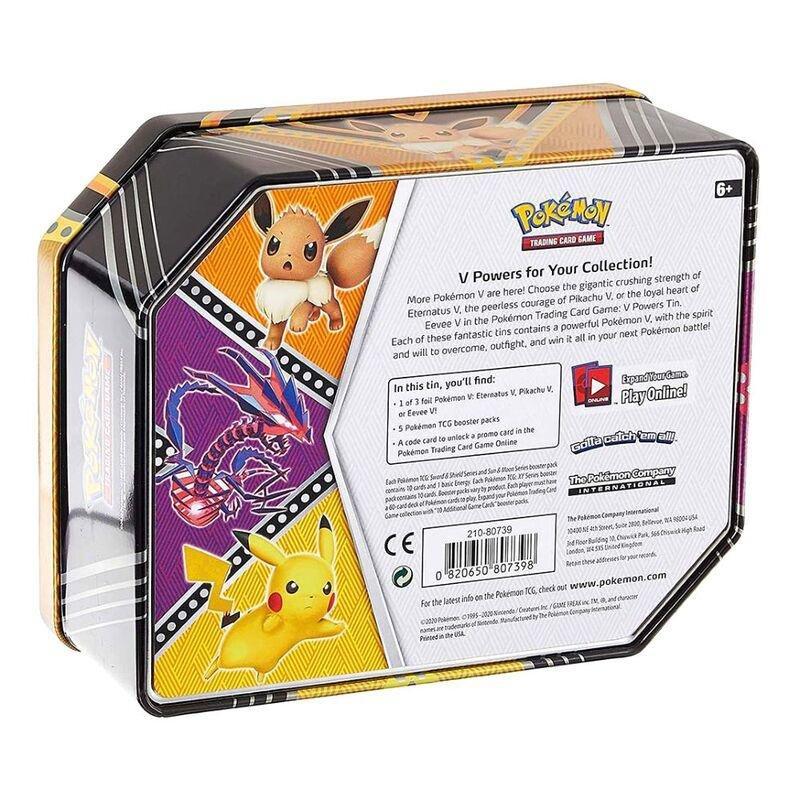 Pokemon TCG Divergent Powers Tin (Summer 2022) (Assortment – Includes 1), , large image number 4