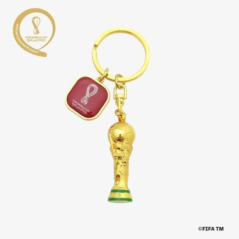 FIFA World Cup Qatar 2022 Officially Licensed Product 3D Trophy Keychain with Official Emblem, , large image number 0