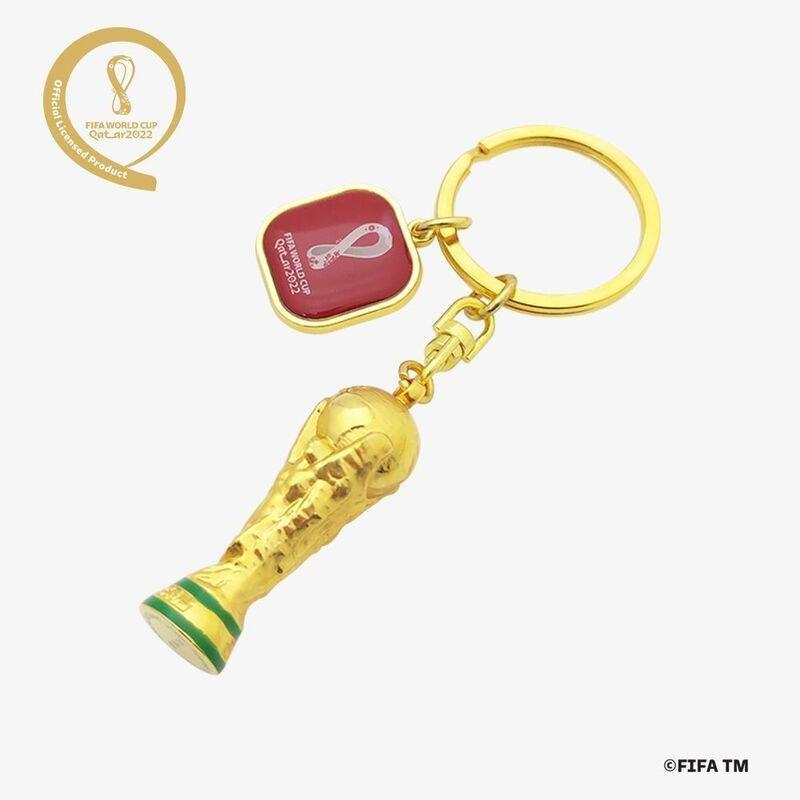 FIFA World Cup Qatar 2022 Officially Licensed Product 3D Trophy Keychain with Official Emblem, , large image number 1