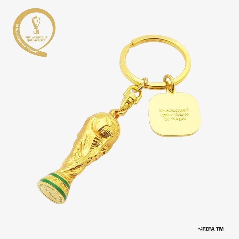 FIFA World Cup Qatar 2022 Officially Licensed Product 3D Trophy Keychain with Official Emblem, , large image number 2