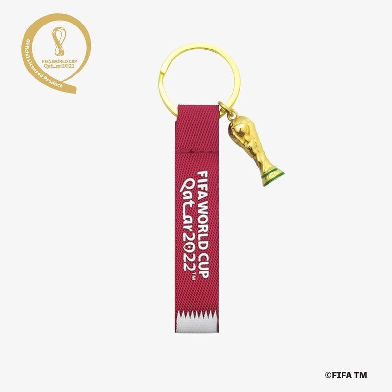 FIFA World Cup Qatar 2022 Officially Licensed Product 3D Trophy Keychain with webbing, , large image number 0