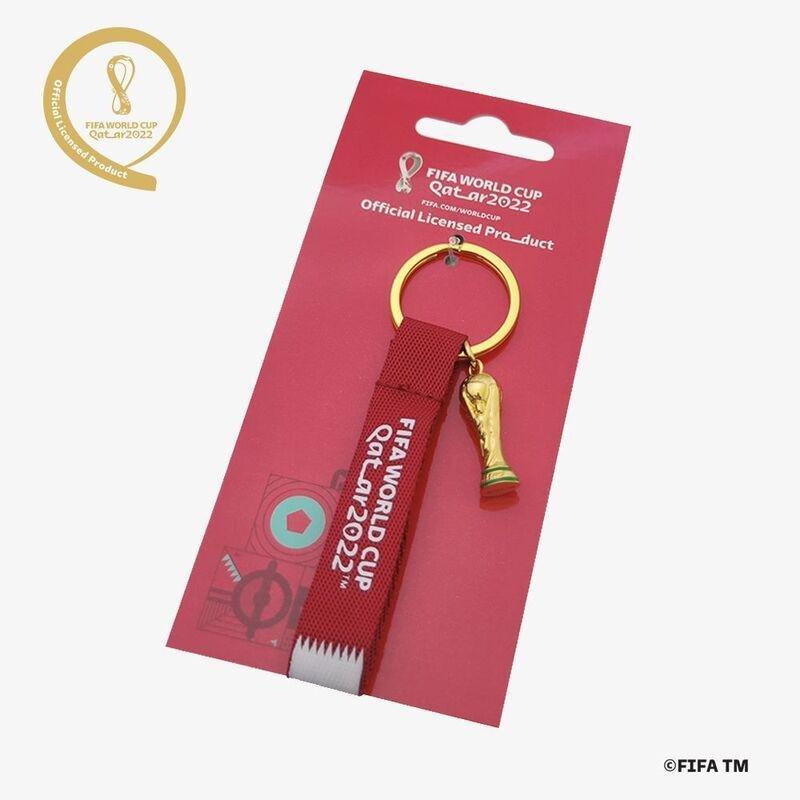 FIFA World Cup Qatar 2022 Officially Licensed Product 3D Trophy Keychain with webbing, , large image number 2
