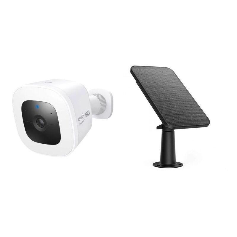 Eufy Spotlight SoloCam L40 2K Wi-Fi - White + Anker eufyCam Solar Panel Charger - Black, , large image number 0