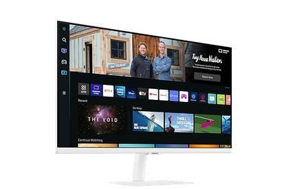 Samsung LS32BM501 32-Inch FHD M5 Flat Monitor with Smart TV Experience - White, , large image number 2