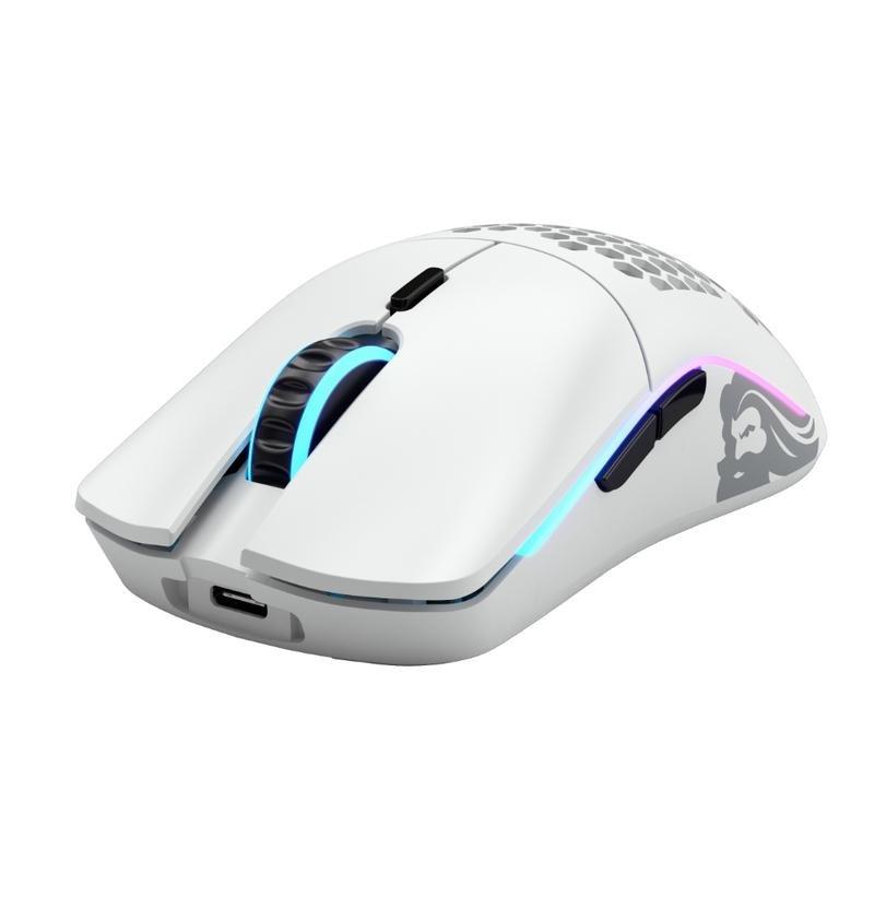 GLORIOUS PC GAMING RACE - Glorious Model O Minus Wireless Gaming Mouse - Matte White