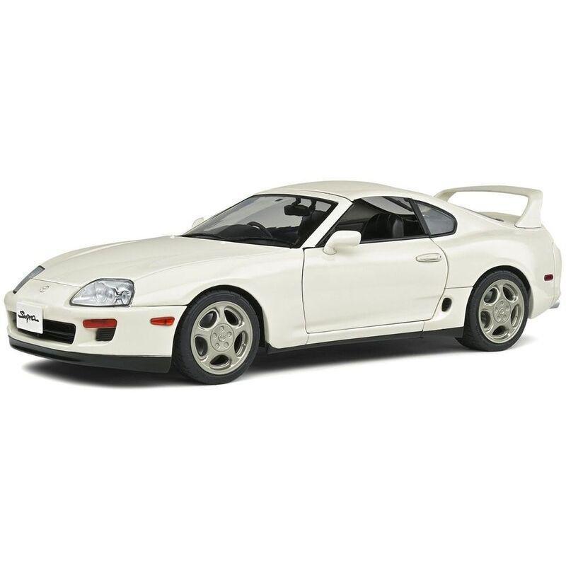 Solido Toyota Supra Mk4 (A80) Targa Roof 1993 Super White 1.18 Scale Diecast Car Model Car, , large image number 0
