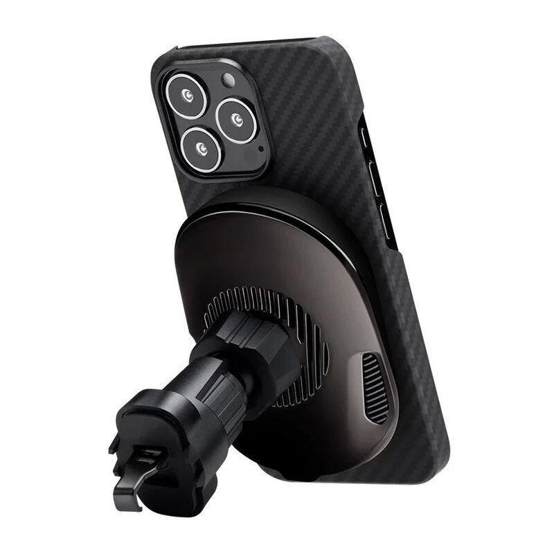Pitaka MagEZ Carbon Fiber Car Mount Pro with Vent MagSafe - Black, , large image number 3