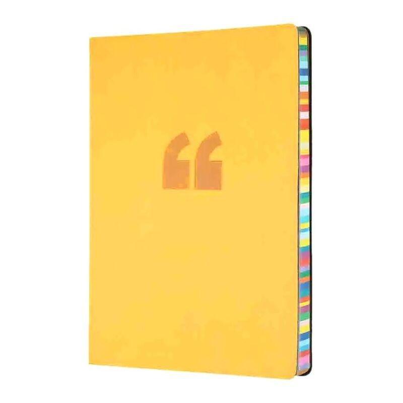 Collins Debden Edge A5 Ruled Notebook - Yellow, , medium