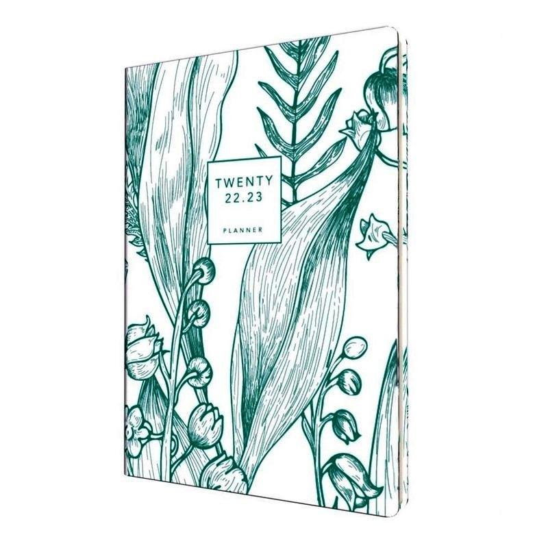 Collins Debden Tara A5 Day To Page Mid Year Diary 22/23 - White, , large image number 0