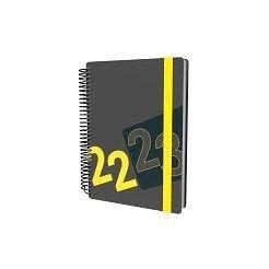 Collins Debden Delta A5 Week To View Mid Year Diary 22/23 - Yellow, , large image number 0