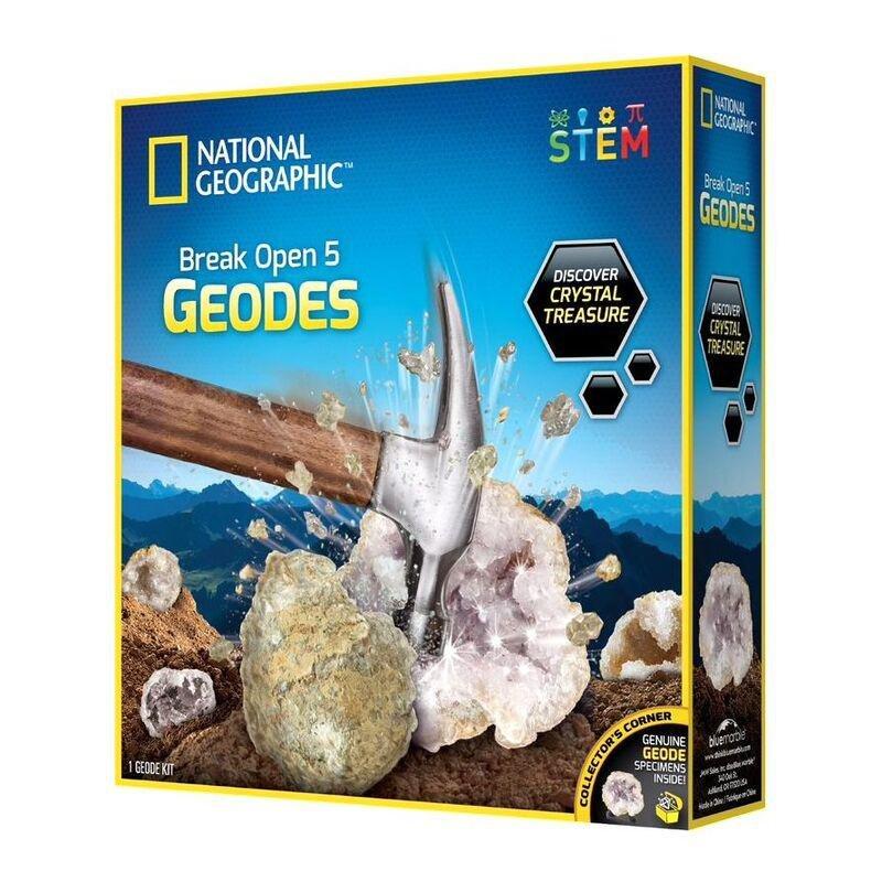 National Geographic Break Open 5 Geodes Kit, , large image number 0