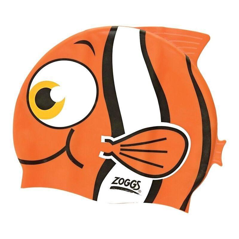 Zoggs Character Kids' Silicone Swim Cap - Orange, , large image number 0