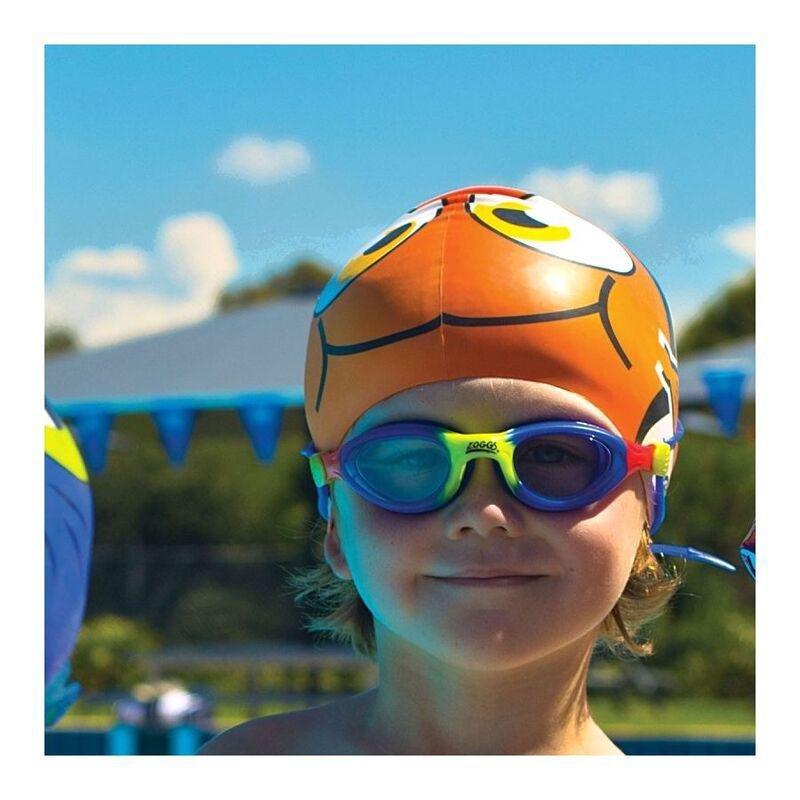 Zoggs Character Kids' Silicone Swim Cap - Orange, , large image number 1