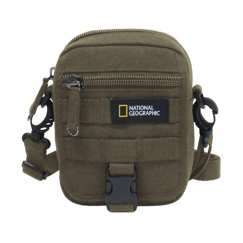 National Geographic Milestone Belt Utility Bag With Flap Khaki 2.5 ltrs