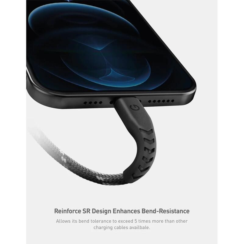 Energea Nyloflex USB-C To Lightning C94 MFI Cable 3m - Black, , large image number 1