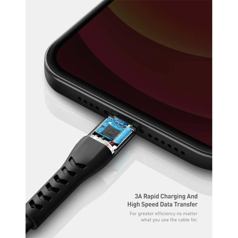 Energea Nyloflex USB-C To Lightning C94 MFI Cable 3m - Black, , large image number 4