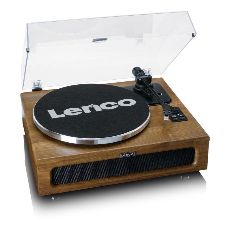 Lenco LS-410WA Turntable With Bluetooth And Built-In Speaker Walnut, , large image number 1