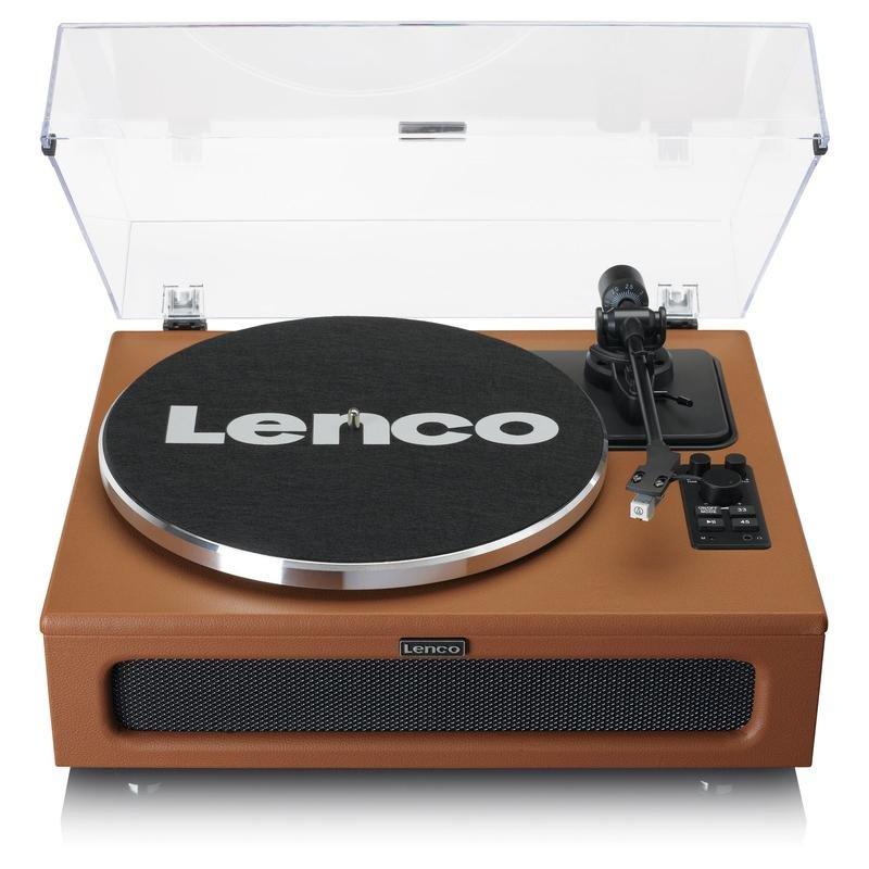 Lenco LS-430BN Turntable With Built-In Speakers Brown, , large image number 0