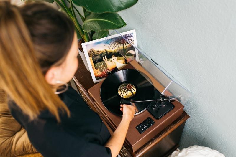 Lenco LS-430BN Turntable With Built-In Speakers Brown, , large image number 4