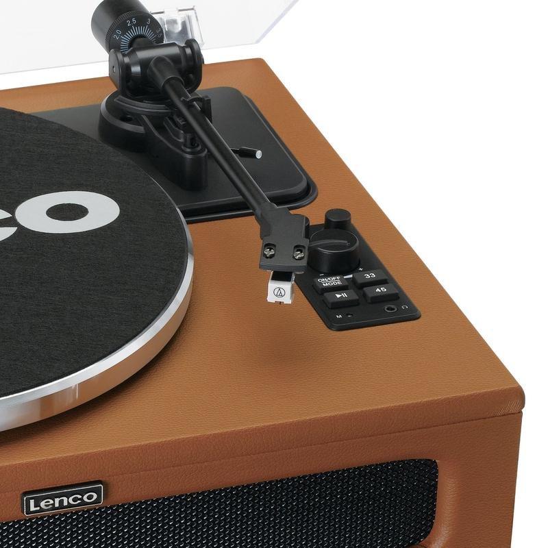 Lenco LS-430BN Turntable With Built-In Speakers Brown, , large image number 10