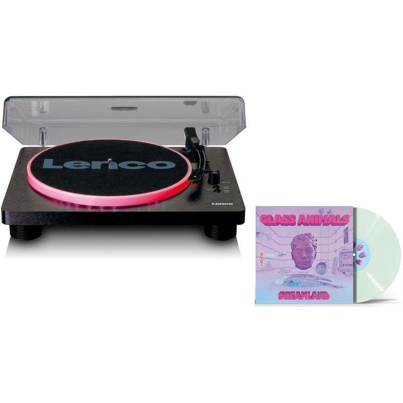 Lenco LS-50LED Turntable with PC Encoding-Speakers And Lights, , large image number 0