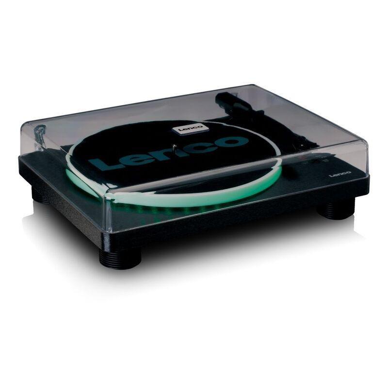 Lenco LS-50LED Turntable with PC Encoding-Speakers And Lights, , large image number 2