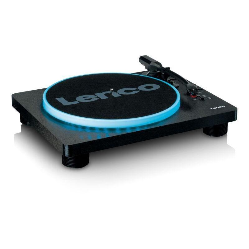 Lenco LS-50LED Turntable with PC Encoding-Speakers And Lights, , large image number 4