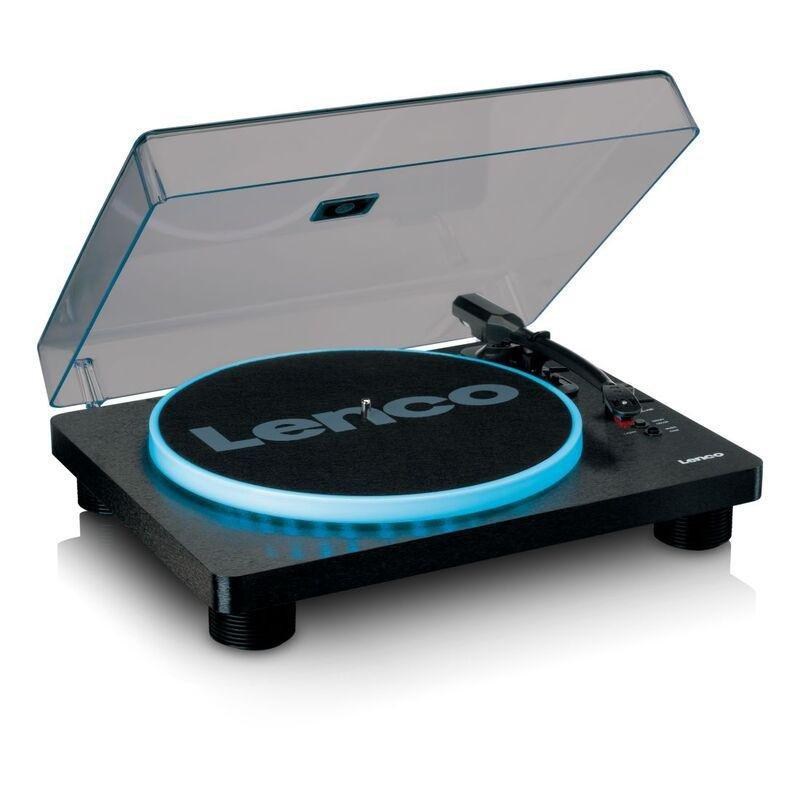 Lenco LS-50LED Turntable with PC Encoding-Speakers And Lights, , large image number 5