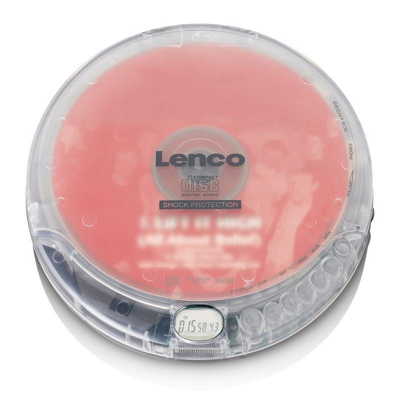 LENCO - Lenco CD-202TR Transparent CD Discman