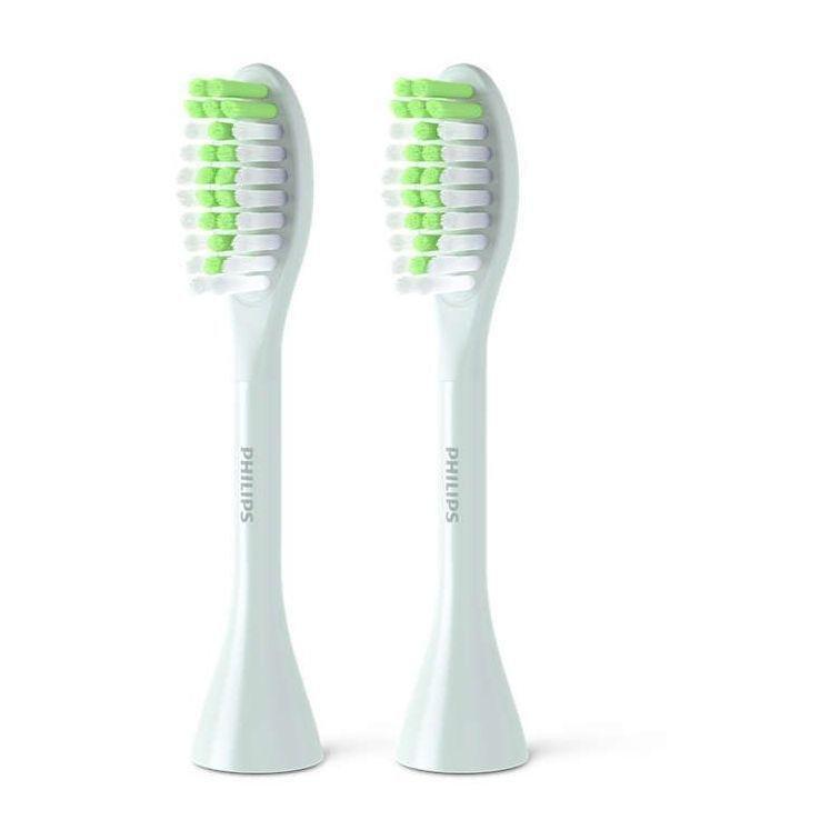 Philips One by Sonicare Brush Head - Mint Blue (Pack of 2), , large image number 0
