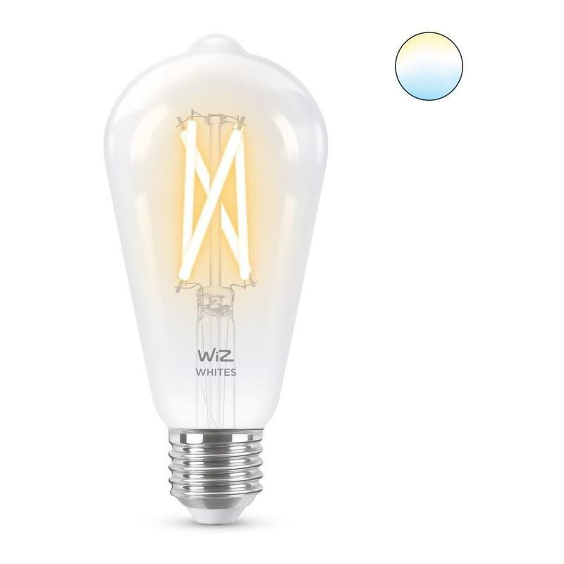 WiZ Filament Clear ST64 E27 Smart Light Bulb - Tunable White (60W), , large image number 3