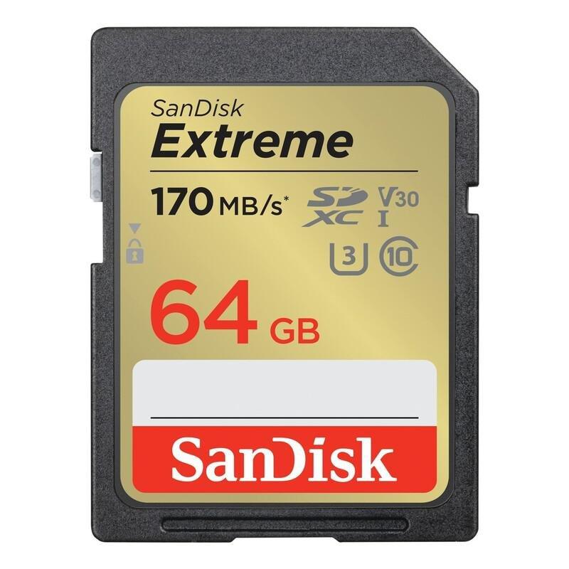 SanDisk Extreme SDXC UHS-I Class 10 Memory Card - 64GB, , large image number 0