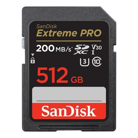 SANDISK - SanDisk Extreme PRO SDXC Class 10 Memory Card - 512GB