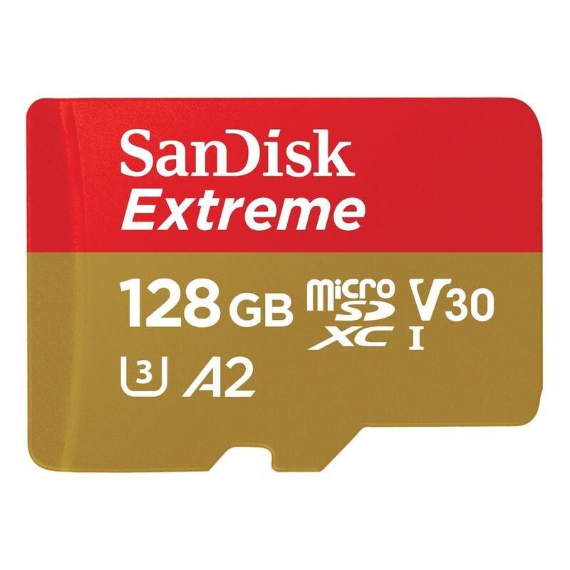 SanDisk Extreme microSDXC UHS-I Memory Card - 128GB, , large image number 0