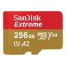SANDISK - SanDisk Extreme microSDXC UHS-I Memory Card - 256GB