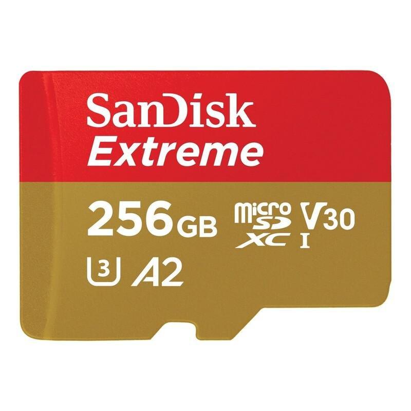 SanDisk Extreme microSDXC UHS-I Memory Card - 256GB, , large image number 0