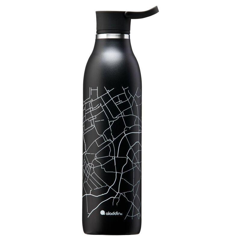 Aladdin Cityloop Thermvac Bottle 600ml Black City Print, , large image number 0