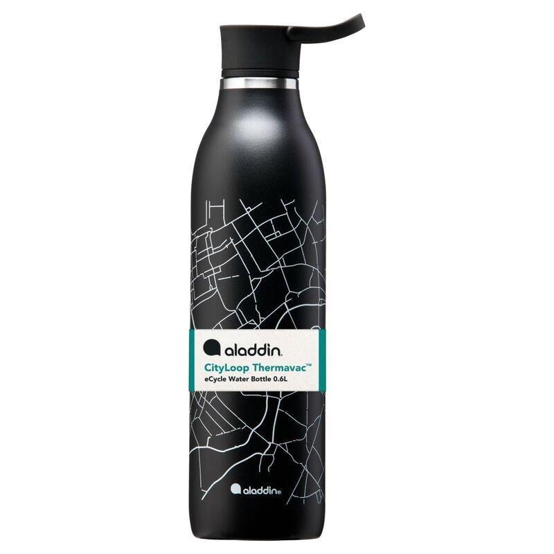 Aladdin Cityloop Thermvac Bottle 600ml Black City Print, , large image number 4