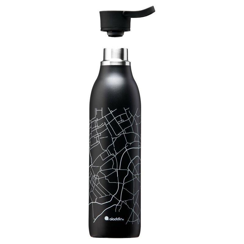 Aladdin Cityloop Thermvac Bottle 600ml Black City Print, , large image number 5