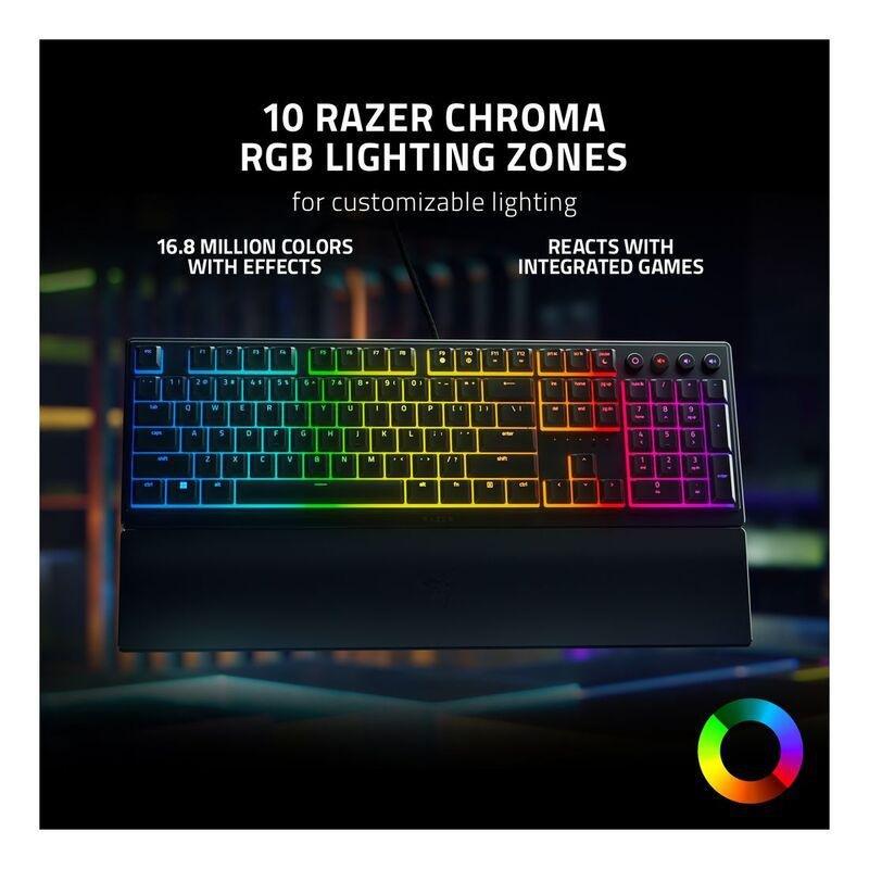 RAZER - Razer Ornata V3 Mecha-Membrane Gaming Keyboard with Razer Chroma RGB - (US English)