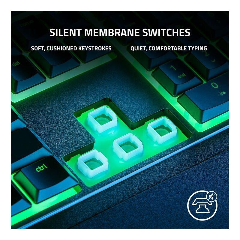 Razer Ornata V3 X Low-profile Membrane RGB Gaming Keyboard (US English), , large image number 2