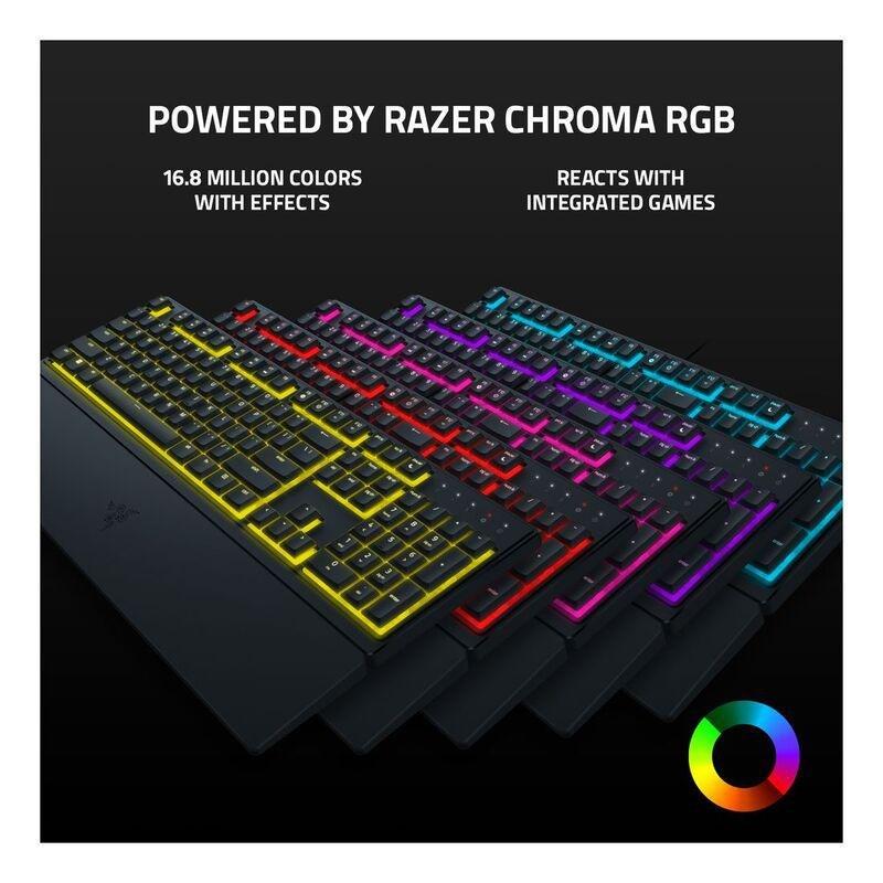 RAZER - Razer Ornata V3 X Low-profile Membrane RGB Gaming Keyboard (US English)