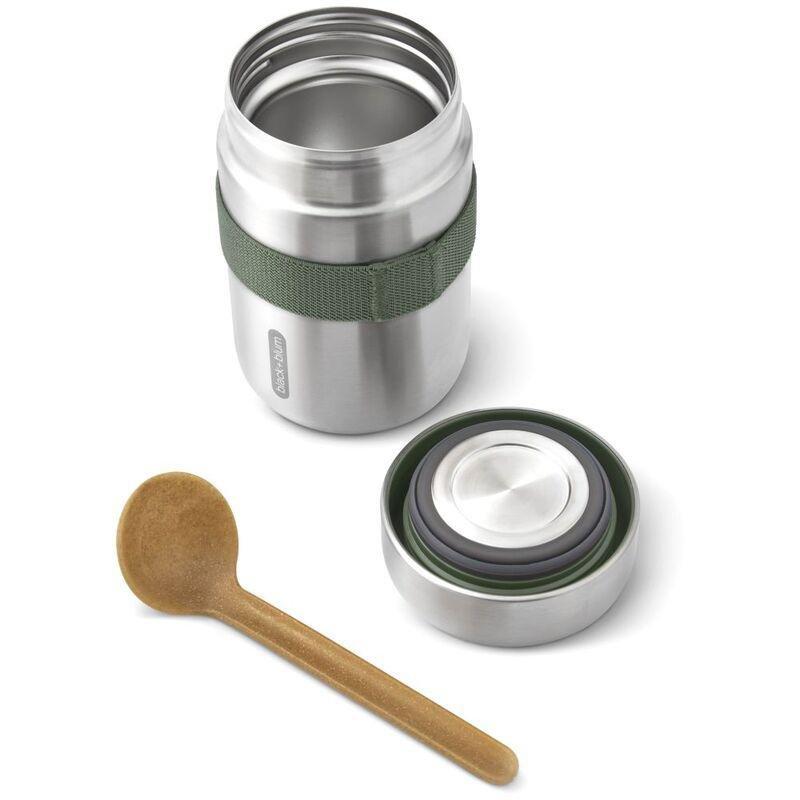 Black & Blum Food Flask Stainless Steel Olive 400ml, , large image number 2