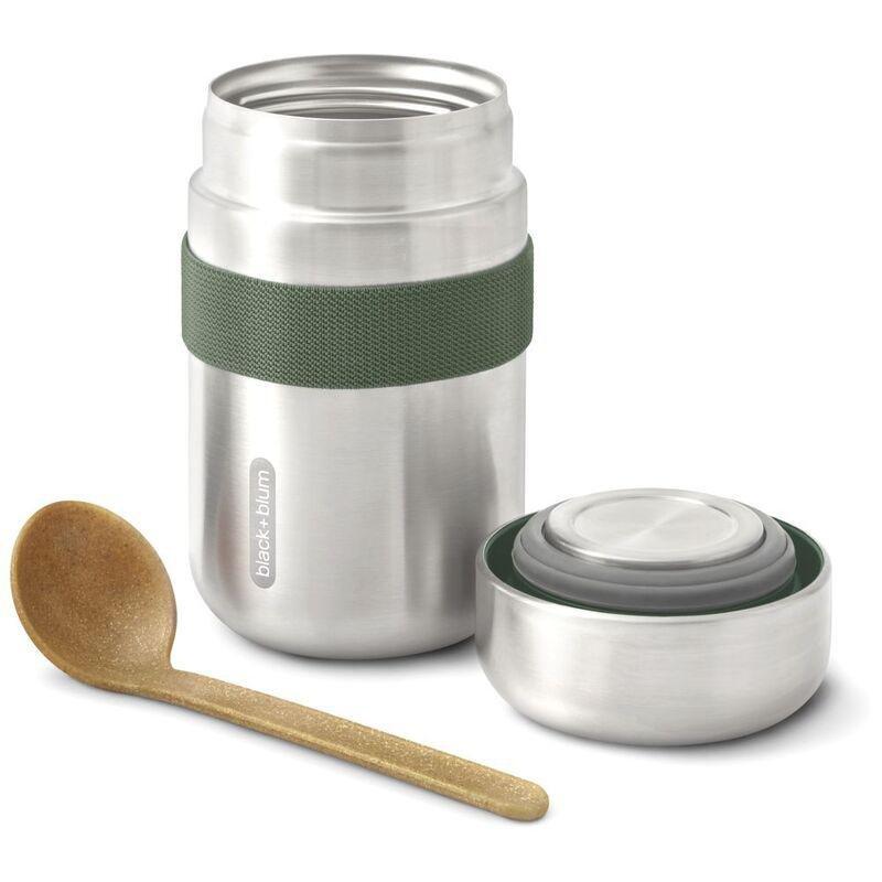 Black & Blum Food Flask Stainless Steel Olive 400ml, , large image number 3